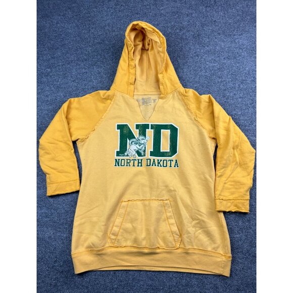 The Retro Brand North Dakota State University Hoodie Adult Large Yellow Bison - Picture 1 of 7